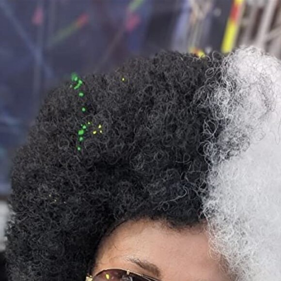 BRAND NEW Wig Black and White Wig - Picture 2 of 8